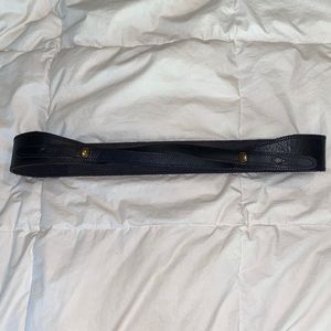 Lucky Brand Black Leather Waist Belt